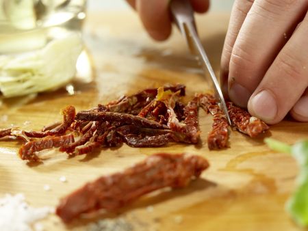 Hähnchenfilet aus der Folie Zubereitung Schritt 3 Hähnchenfilet aus der Folie Zubereitung Schritt 3