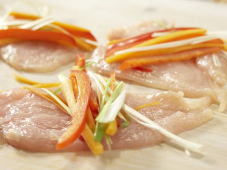 Hähnchenrouladen Zubereitung Schritt 3 Hähnchenrouladen Zubereitung Schritt 3