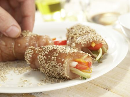 Hähnchenrouladen Zubereitung Schritt 7 Hähnchenrouladen Zubereitung Schritt 7