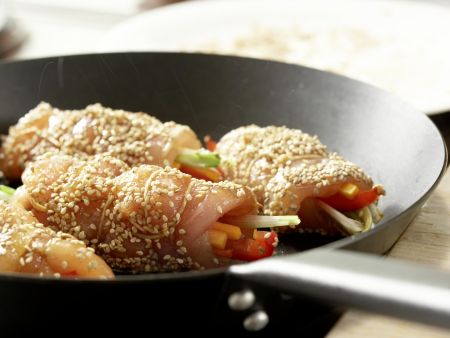 Hähnchenrouladen Zubereitung Schritt 8 Hähnchenrouladen Zubereitung Schritt 8