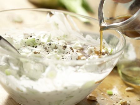 Hähnchensalat mit Trauben Zubereitung Schritt 9 Hähnchensalat mit Trauben Zubereitung Schritt 9