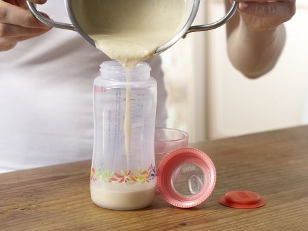 Haferbrei mit Aprikose Zubereitung Schritt 5 Haferbrei mit Aprikose Zubereitung Schritt 5