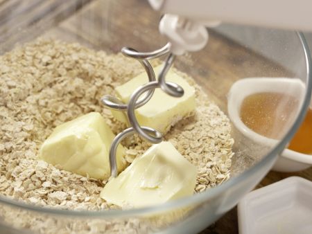 Hafertaler mit Erdbeercreme Zubereitung Schritt 2 Hafertaler mit Erdbeercreme Zubereitung Schritt 2
