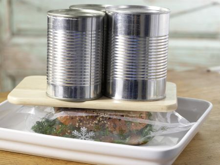 Hausgebeizter Lachs Zubereitung Schritt 6 Hausgebeizter Lachs Zubereitung Schritt 6