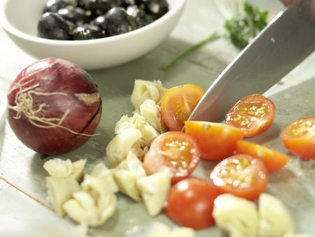 Hausgemachter Kräuter-Joghurt-Frischkäse Zubereitung Schritt 3 Hausgemachter Kräuter-Joghurt-Frischkäse Zubereitung Schritt 3