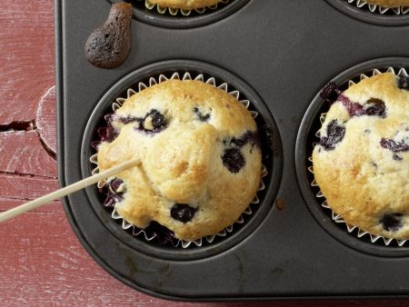 Heidelbeer-Bananen-Muffins Zubereitung Schritt 6 Heidelbeer-Bananen-Muffins Zubereitung Schritt 6