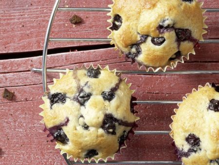 Heidelbeer-Bananen-Muffins Zubereitung Schritt 7 Heidelbeer-Bananen-Muffins Zubereitung Schritt 7