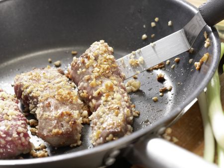 Herbstlicher Salat mit Lammfilet Zubereitung Schritt 7 Herbstlicher Salat mit Lammfilet Zubereitung Schritt 7
