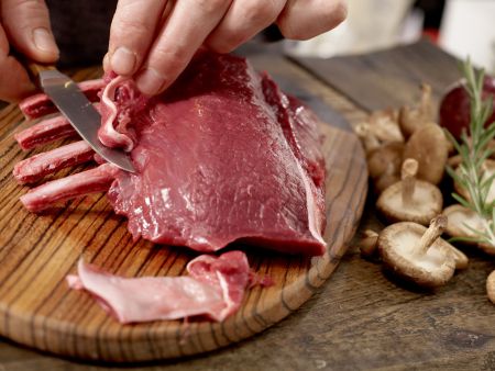 Hirschkarree mit Kürbis Zubereitung Schritt 1 Hirschkarree mit Kürbis Zubereitung Schritt 1