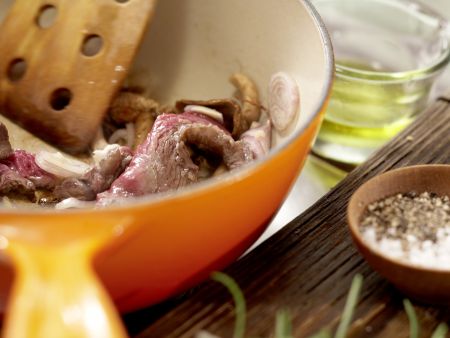Hirschkarree mit Kürbis Zubereitung Schritt 5 Hirschkarree mit Kürbis Zubereitung Schritt 5