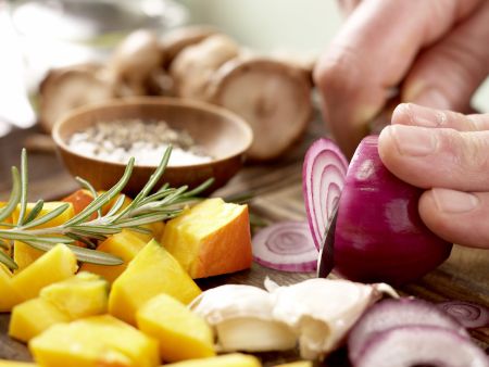 Hirschkarree mit Kürbis Zubereitung Schritt 8 Hirschkarree mit Kürbis Zubereitung Schritt 8
