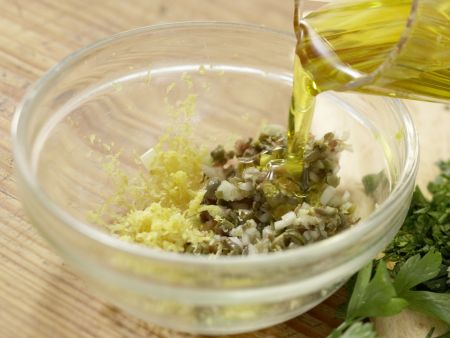 Hirschrücken auf Gemüse-Risotto Zubereitung Schritt 2 Hirschrücken auf Gemüse-Risotto Zubereitung Schritt 2