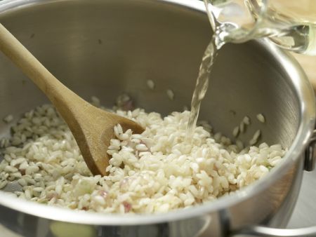 Hirschrücken auf Gemüse-Risotto Zubereitung Schritt 4 Hirschrücken auf Gemüse-Risotto Zubereitung Schritt 4