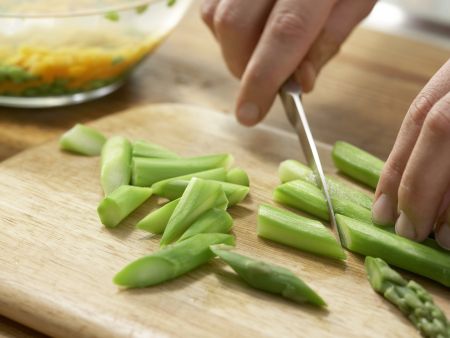 Hirschrücken auf Gemüse-Risotto Zubereitung Schritt 6 Hirschrücken auf Gemüse-Risotto Zubereitung Schritt 6