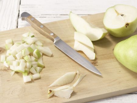 Hirse-Birnen-Müsli Zubereitung Schritt 2 Hirse-Birnen-Müsli Zubereitung Schritt 2