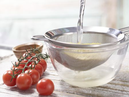 Hirse-Gemüse-Pfanne Zubereitung Schritt 1 Hirse-Gemüse-Pfanne Zubereitung Schritt 1