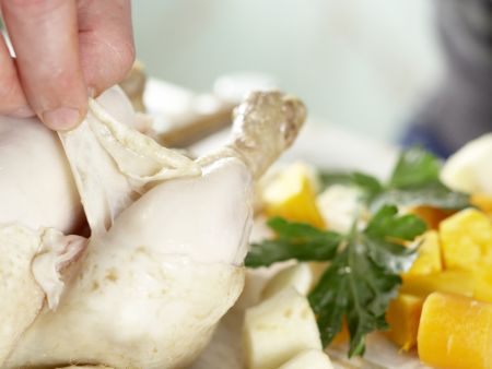 Hühnersuppe nach Großmutters Art – smarter Zubereitung Schritt 8 Hühnersuppe nach Großmutters Art – smarter Zubereitung Schritt 8