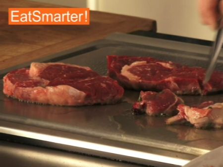 Garprobe bei gegrilltem Fleisch