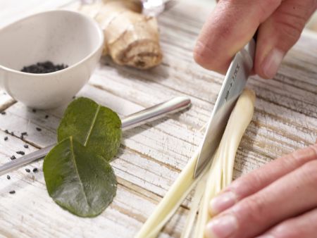 Ingwercreme Zubereitung Schritt 1 Ingwercreme Zubereitung Schritt 1