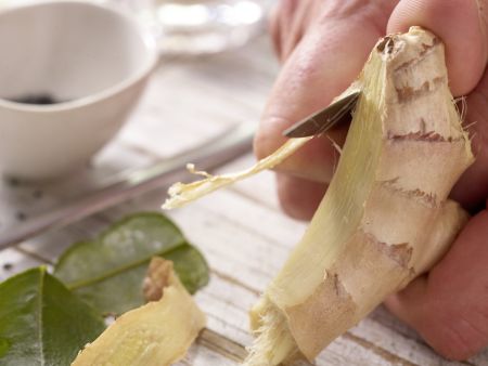Ingwercreme Zubereitung Schritt 2 Ingwercreme Zubereitung Schritt 2