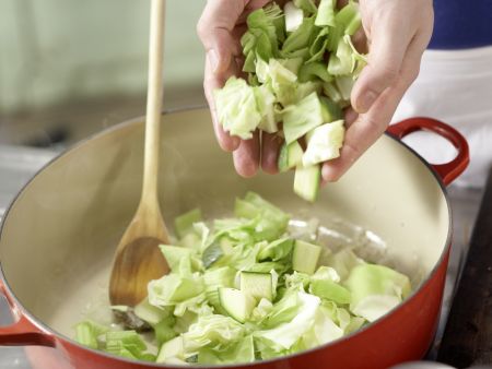 Italienische Gemüsesuppe Zubereitung Schritt 4 Italienische Gemüsesuppe Zubereitung Schritt 4