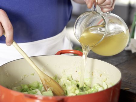Italienische Gemüsesuppe Zubereitung Schritt 5 Italienische Gemüsesuppe Zubereitung Schritt 5