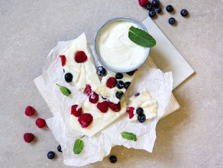 Joghurt-Frucht-Eis-Snack