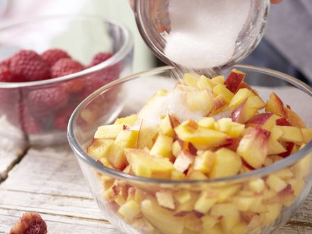 Joghurt-Nektarinen-Eis Zubereitung Schritt 2 Joghurt-Nektarinen-Eis Zubereitung Schritt 2