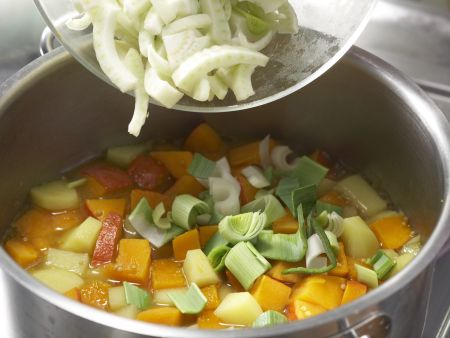 Kabeljau-Kürbis-Suppe Zubereitung Schritt 10 Kabeljau-Kürbis-Suppe Zubereitung Schritt 10