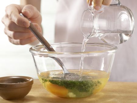 Käse-Omelett auf Vollkornbrot Zubereitung Schritt 2 Käse-Omelett auf Vollkornbrot Zubereitung Schritt 2