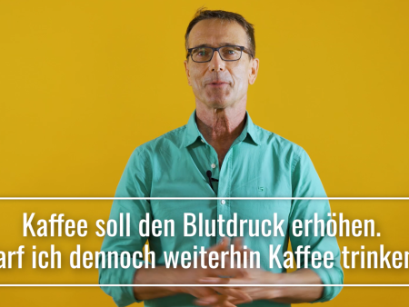 Kaffee soll den Blutdruck erhöhen. Darf ich dennoch weiterhin Kaffee trinken?