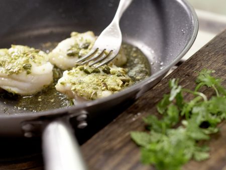 Kalbstatar mit Seeteufelbäckchen Zubereitung Schritt 7 Kalbstatar mit Seeteufelbäckchen Zubereitung Schritt 7