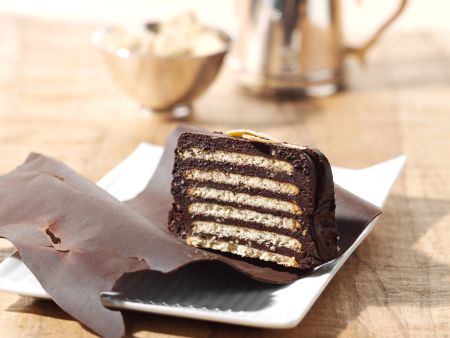 Kalter Hund mit Edelbitterschokolade