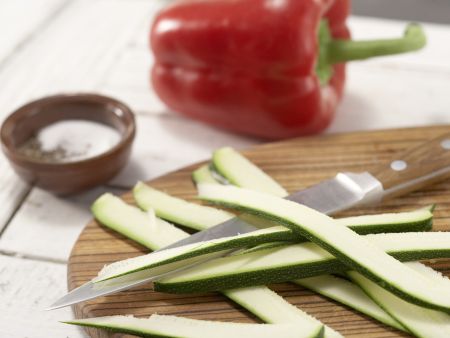 Kartoffel-Gemüse-Tortilla Zubereitung Schritt 1 Kartoffel-Gemüse-Tortilla Zubereitung Schritt 1