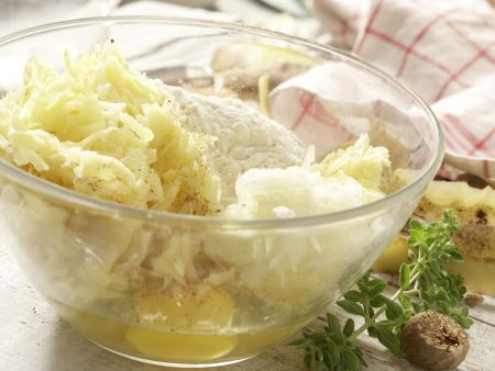 Kartoffel-Schafskäse-Puffer Zubereitung Schritt 9 Kartoffel-Schafskäse-Puffer Zubereitung Schritt 9