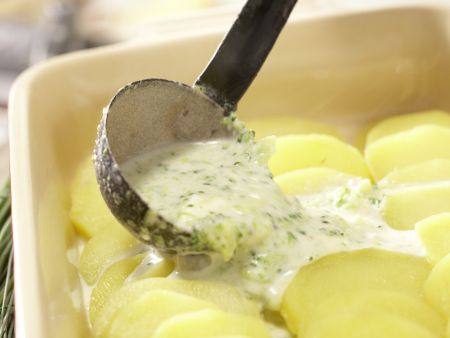 Kartoffelauflauf mit Amaranth Zubereitung Schritt 7 Kartoffelauflauf mit Amaranth Zubereitung Schritt 7