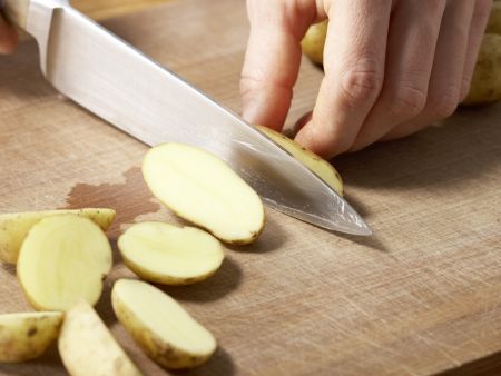 Kartoffeln aus dem Backofen Zubereitung Schritt 1 Kartoffeln aus dem Backofen Zubereitung Schritt 1