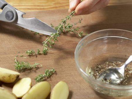 Kartoffeln aus dem Backofen Zubereitung Schritt 2 Kartoffeln aus dem Backofen Zubereitung Schritt 2