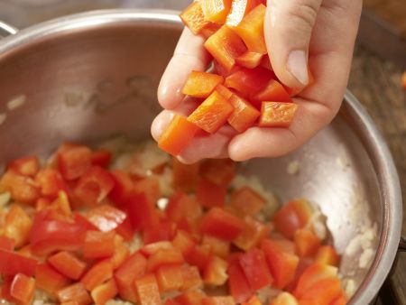 Kartoffelpfanne "Indianer-Schmaus" Zubereitung Schritt 6 Kartoffelpfanne "Indianer-Schmaus" Zubereitung Schritt 6