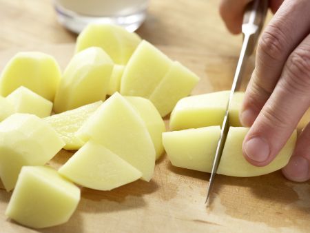 Kartoffelpüree Zubereitung Schritt 1 Kartoffelpüree Zubereitung Schritt 1