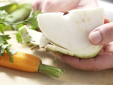 Kartoffelsuppe – smarter Zubereitung Schritt 1 Kartoffelsuppe – smarter Zubereitung Schritt 1