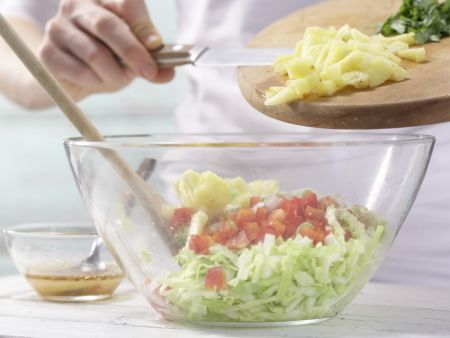 Kassler-Krautsalat Zubereitung Schritt 10 Kassler-Krautsalat Zubereitung Schritt 10