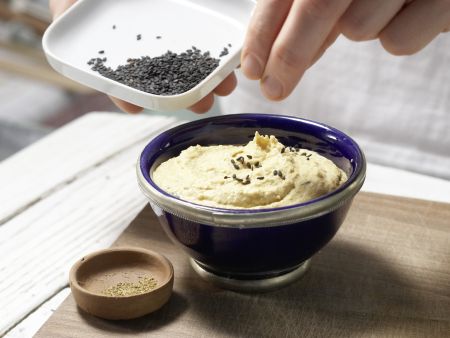 Kichererbsen-Dip Zubereitung Schritt 3 Kichererbsen-Dip Zubereitung Schritt 3