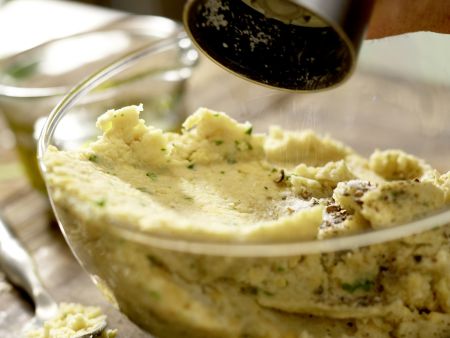 Kichererbsenbällchen im Pita-Brot Zubereitung Schritt 4 Kichererbsenbällchen im Pita-Brot Zubereitung Schritt 4