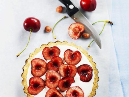 Kirschkuchen mit Frischkäse