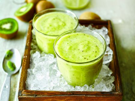Kiwi-Weizengras-Smoothie