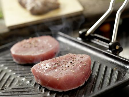 Kleine Kalbsrückensteaks und Thunfisch Zubereitung Schritt 10 Kleine Kalbsrückensteaks und Thunfisch Zubereitung Schritt 10