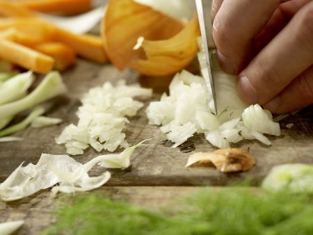 Kleine Kalbsrückensteaks und Thunfisch Zubereitung Schritt 3 Kleine Kalbsrückensteaks und Thunfisch Zubereitung Schritt 3