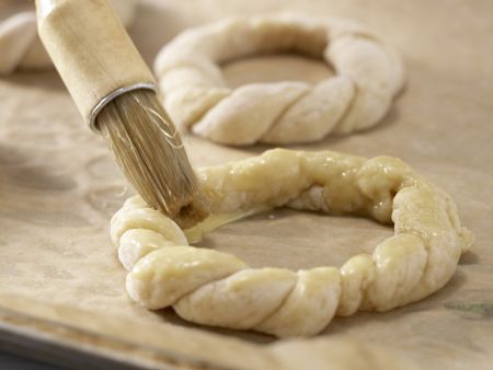 Kleine Osterkränze Zubereitung Schritt 8 Kleine Osterkränze Zubereitung Schritt 8