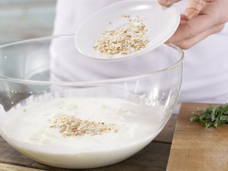 Kokos-Kefir-Quark Zubereitung Schritt 5 Kokos-Kefir-Quark Zubereitung Schritt 5